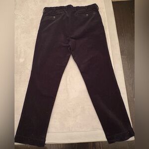 Polo Ralph Lauren Men's Classic Fit Corduroy Black Pants Trousers 38x30